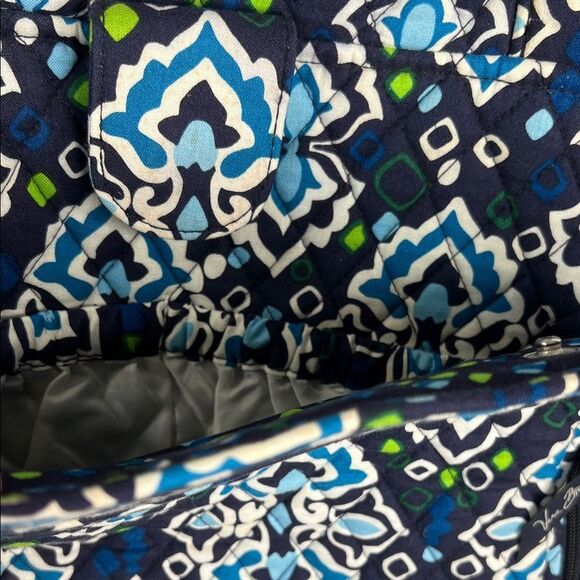Vera Bradley Ink Blue Diaper/Tote Bag - Picture 2 of 10
